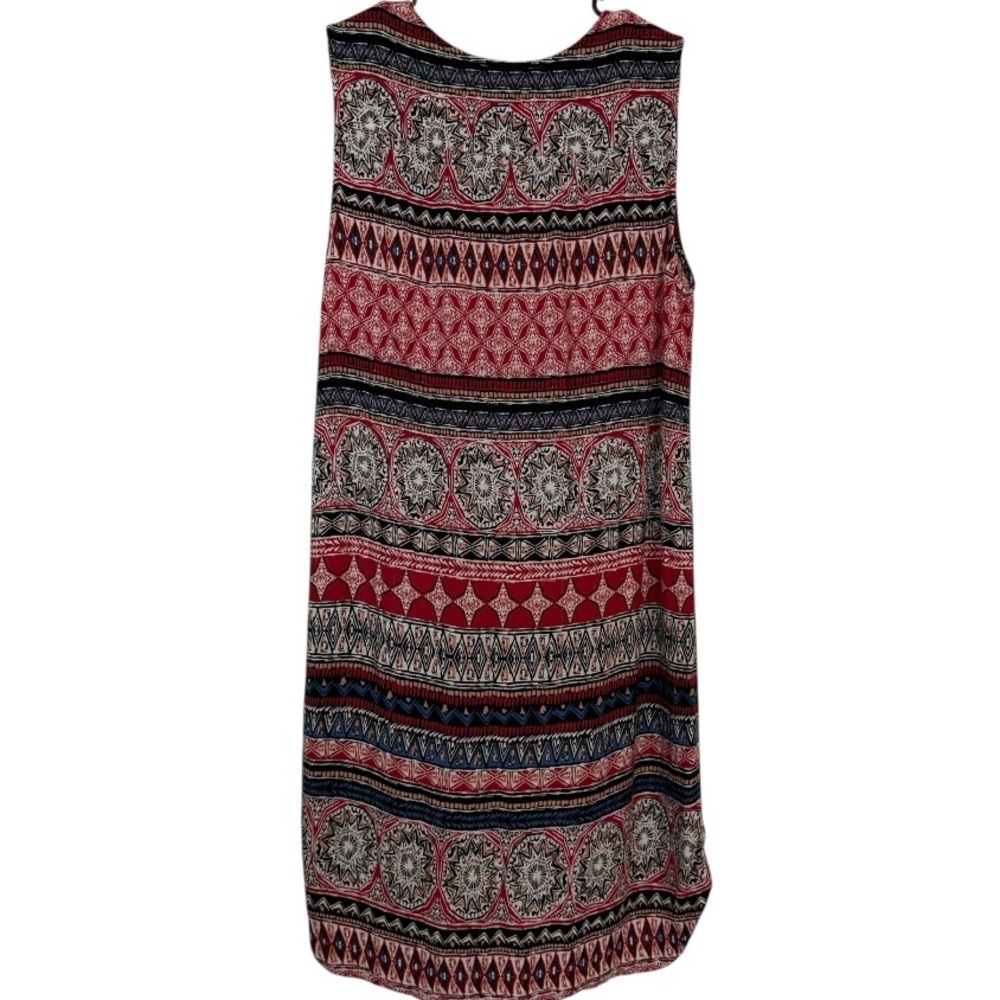 πΊbeachlunchlounge Red and Blue Patterned Mini Dress - Picture 4 of 7